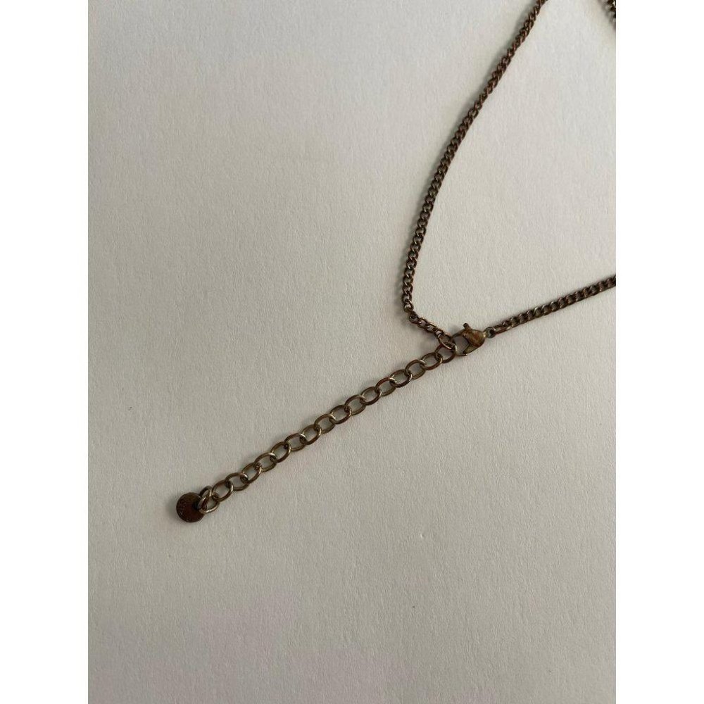 Sfepa Floral Painted Pendant Necklace - Picture 6 of 7